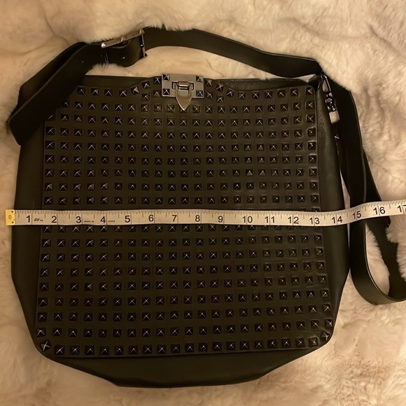 Valentino Rockstud Bag Valentino Studded Crossbody Bag Valentino Purse Bag W COA - Picture 13 of 17
